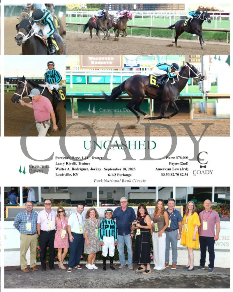 UNCASHED - 091825 - Race 05 - CD - Group - Coady Media - Kurtis Coady Photography