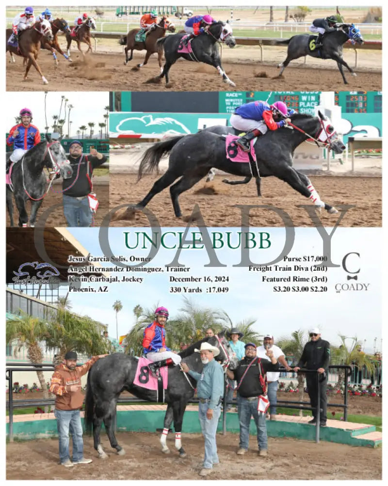 Uncle Bubb - 12-16-24 R02 Tup Turf Paradise