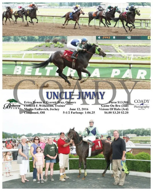 Uncle Jimmy - 061216 Race 03 Btp Belterra Park
