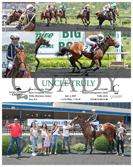UNCLE TRULY - 07-03-25 - R03 - PID Presque Isle Downs