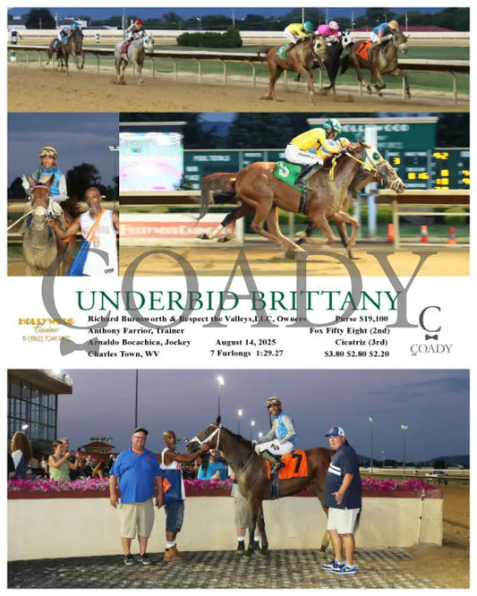 UNDERBID BRITTANY - 08-14-25 - R03 - CT Hollywood Casino at Charles Town Races