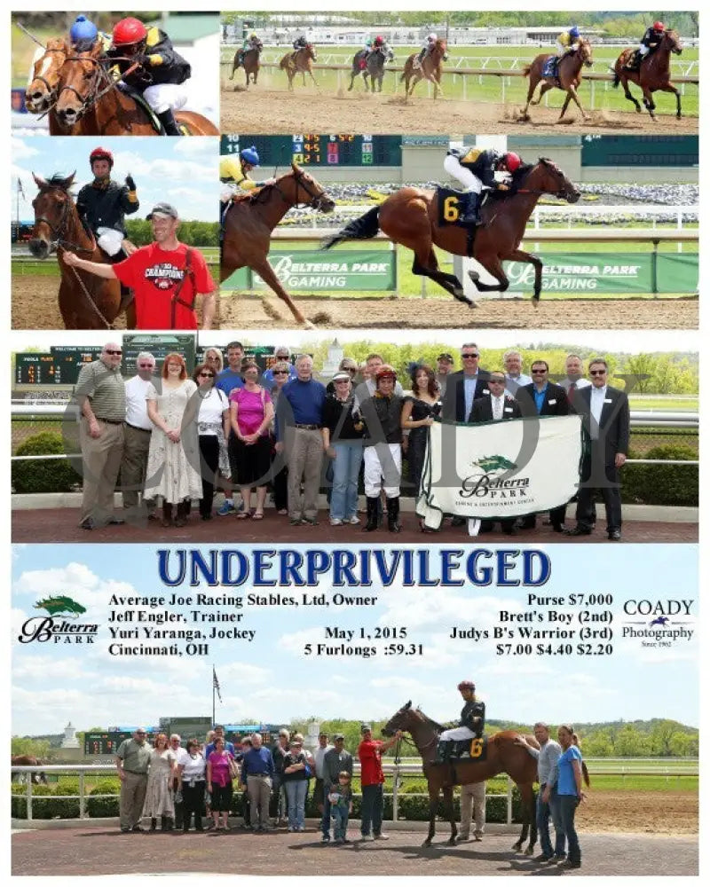 Underprivileged - 050115 Race 01 Btp Belterra Park