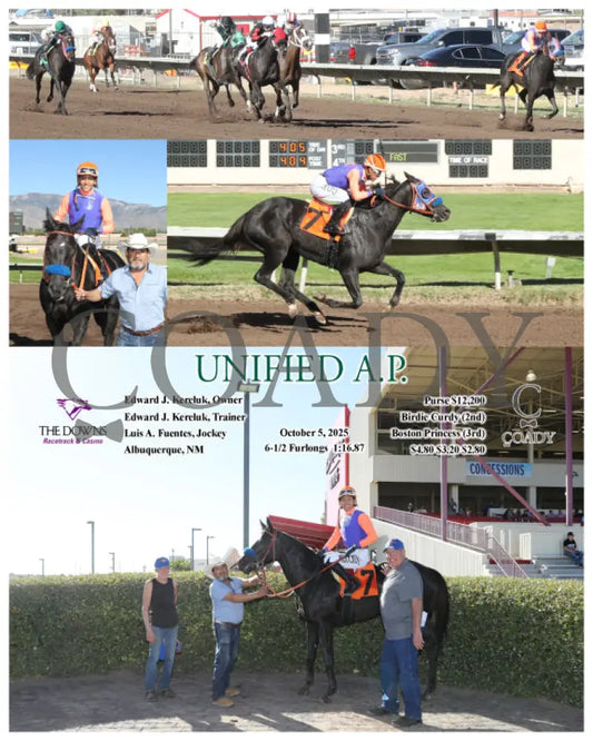 UNIFIED A.P. - 10-05-25 - R07 - ALB Downs at Albuquerque