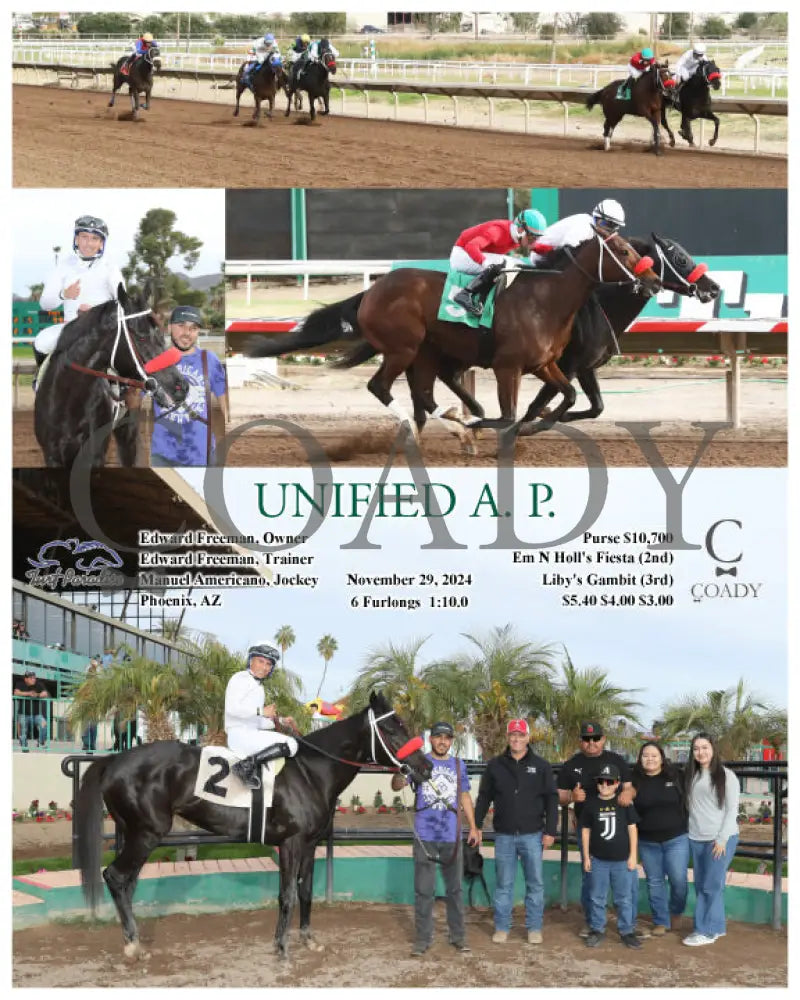 Unified A. P. - 11-29-24 R06 Tup Turf Paradise