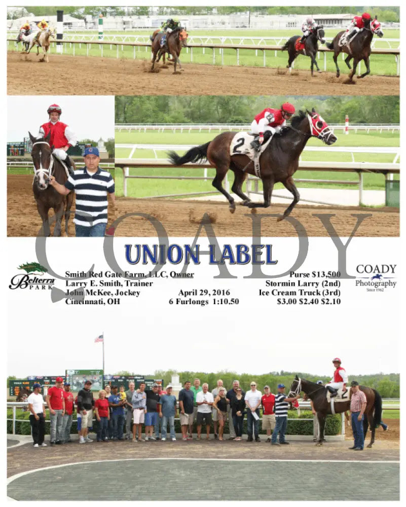 Union Label - 04-29-16 R05 Btp Belterra Park