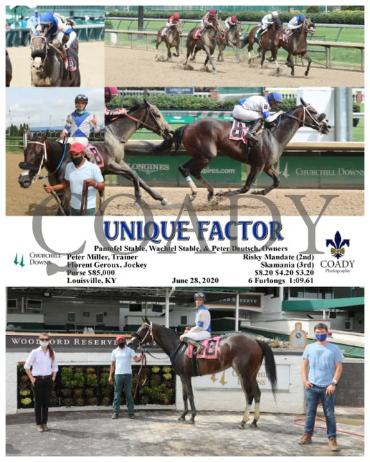 Unique Factor - 06-28-20 R08 Cd Churchill Downs