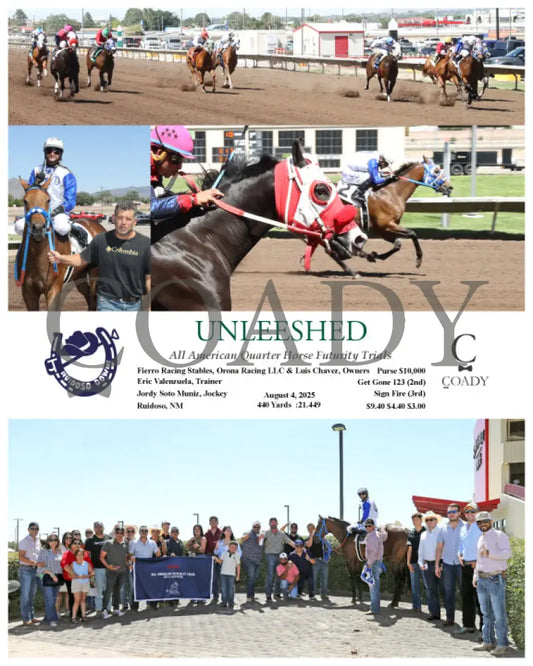UNLEESHED - All American Quarter Horse Futurity Trials - 08-04-25 - R10 - RUI Ruidoso Downs