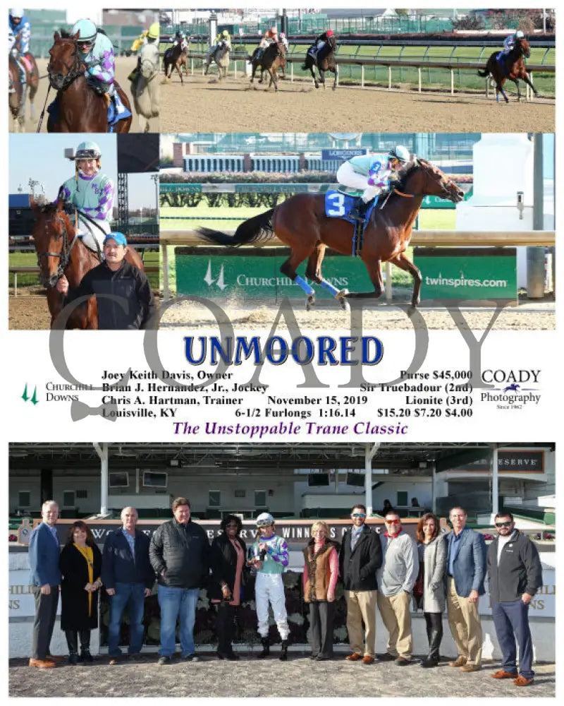 Unmoored - 11-15-19 R05 Cd Group Churchill Downs
