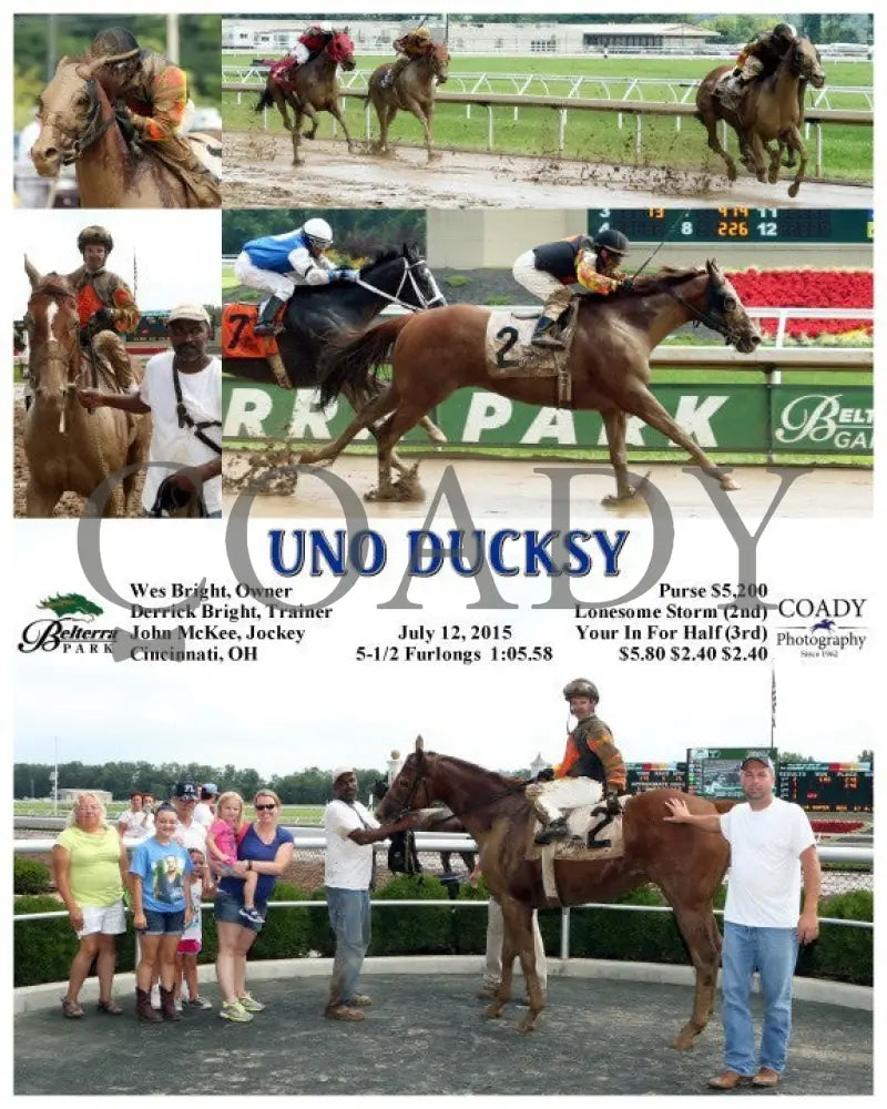 Uno Ducksy - 071215 Race 05 Btp Belterra Park