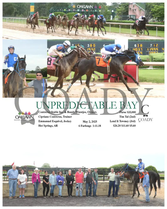 UNPREDICTABLE BAY - 05-02-25 - R07 - OP Oaklawn Park