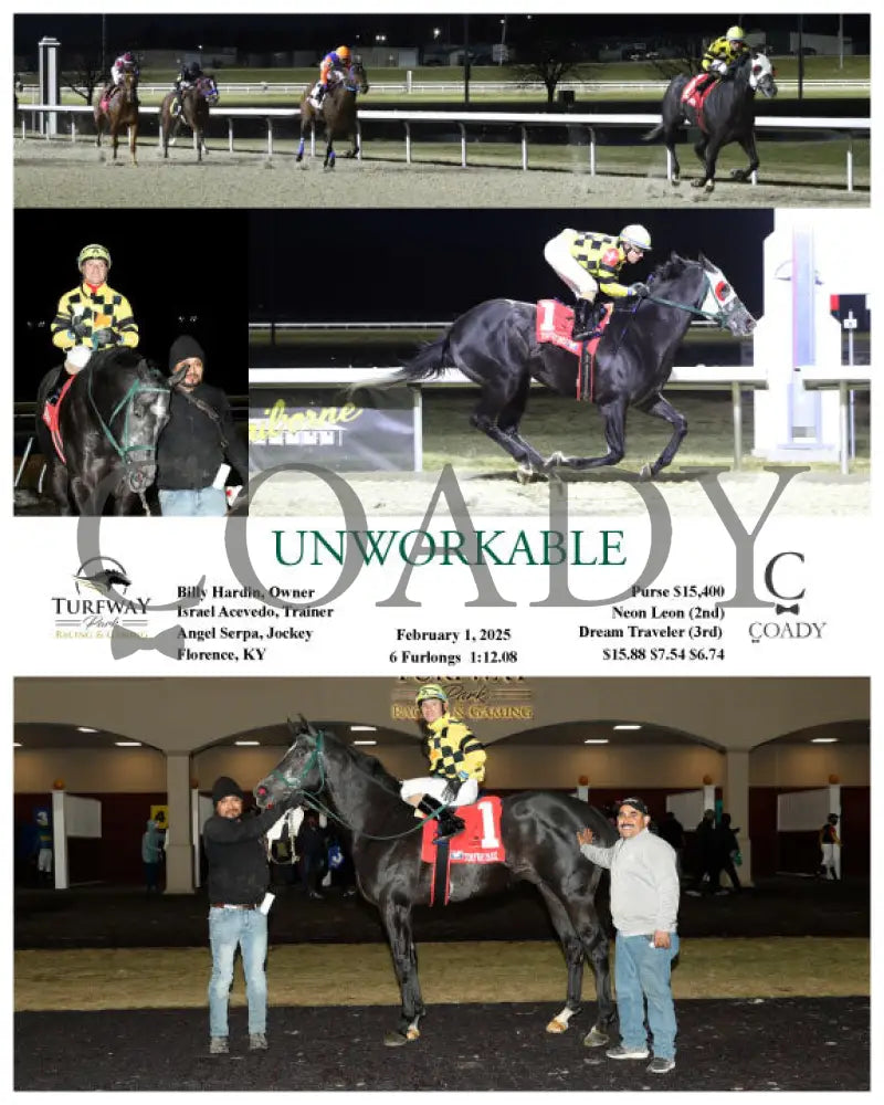 Unworkable - 020125 Race 02 Tp Turfway Park