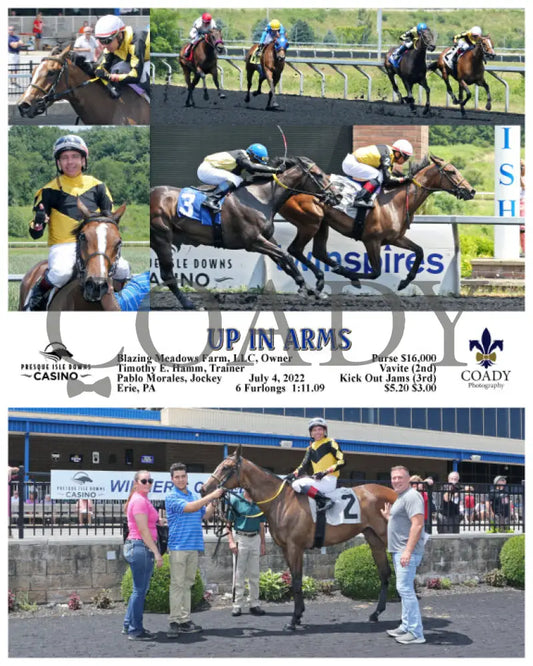 Up In Arms - 07-04-22 R01 Pid Presque Isle Downs