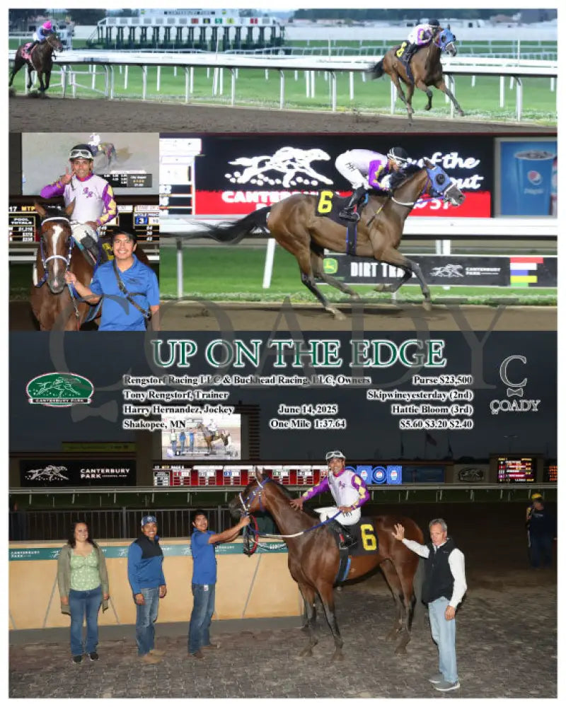 UP ON THE EDGE - 06-14-25 - R07 - CBY Ruidoso Downs