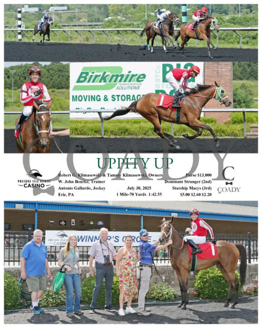 UPPITY UP - 07-30-25 - R01 - PID Presque Isle Downs