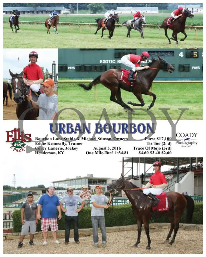 Urban Bourbon - 080516 Race 01 Elp Ellis Park