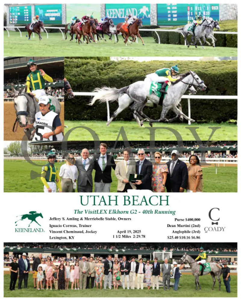 UTAH BEACH - The VisitLEX Elkhorn G2 - 04-19-25 - R09 - KEE Keeneland
