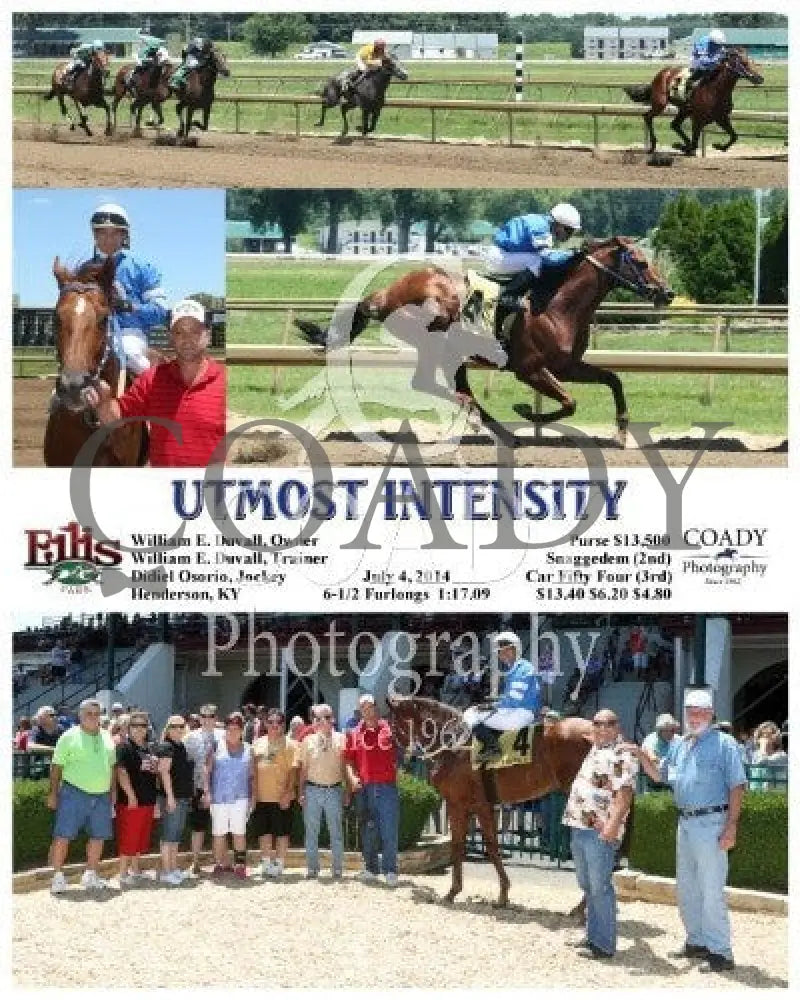 Utmost Intensity - 070414 Race 02 Elp Ellis Park