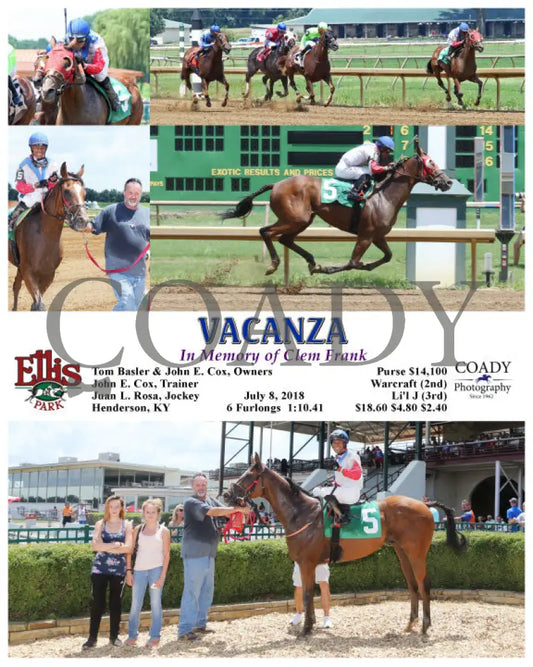 Vacanza - 070818 Race 03 Elp Ellis Park