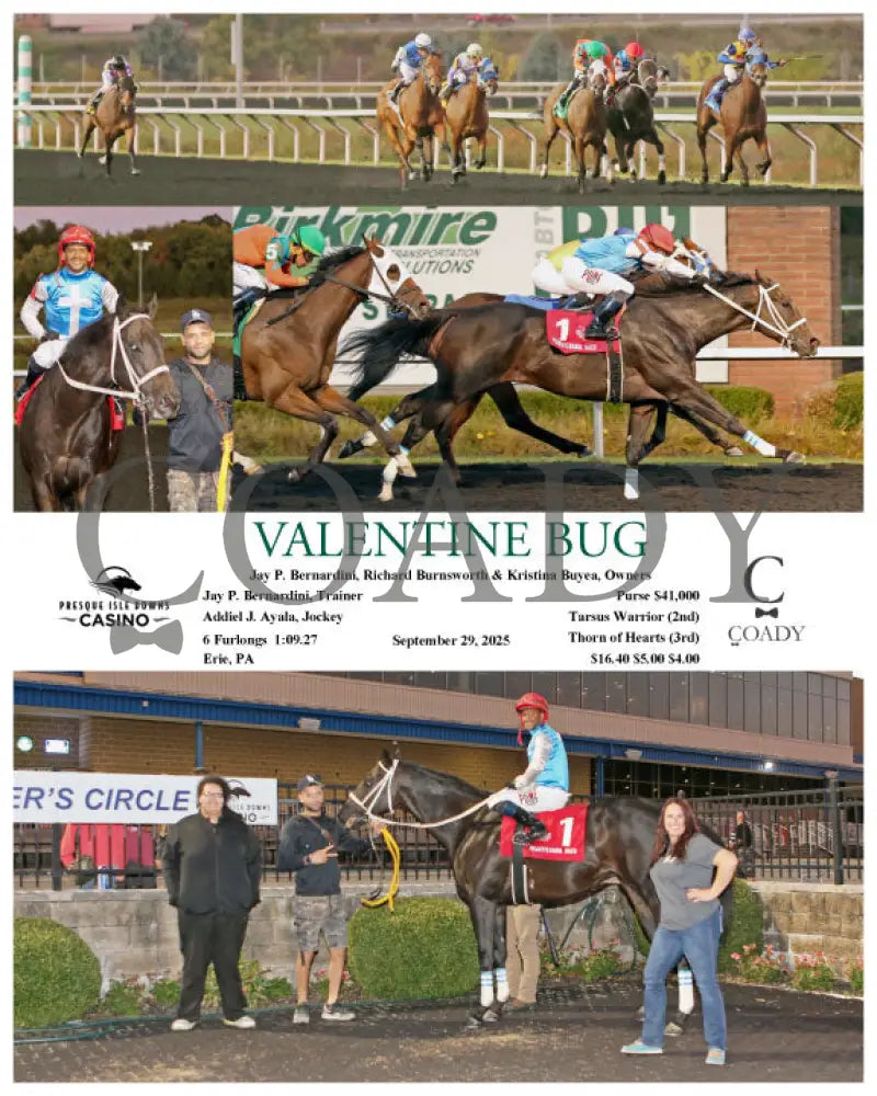 VALENTINE BUG - 09-29-25 - R07 - PID Presque Isle Downs