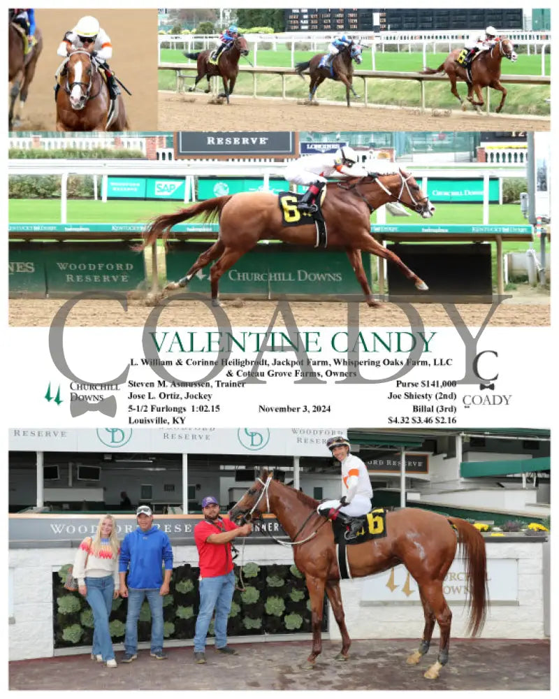 Valentine Candy - 11-03-24 R07 Cd Churchill Downs