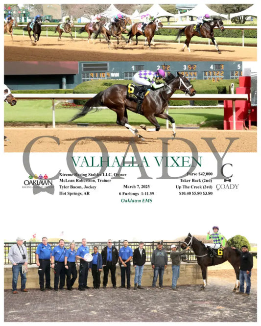 VALHALLA VIXEN - 03-07-25 - R06 - OP Oaklawn Park