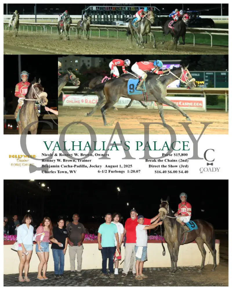 VALHALLA’S PALACE - 08-01-25 - R08 - CT Hollywood Casino at Charles Town Races