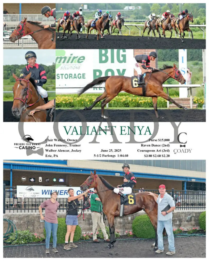 VALIANT ENYA - 06-25-25 - R08 - PID Presque Isle Downs