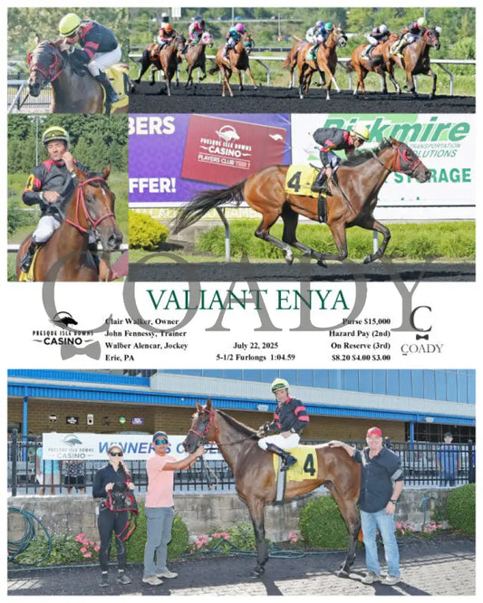 VALIANT ENYA - 07-22-25 - R05 - PID Presque Isle Downs