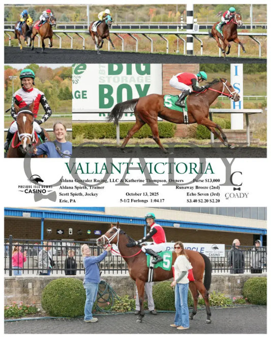 VALIANT VICTORIA - 10-13-25 - R01 - PID Presque Isle Downs
