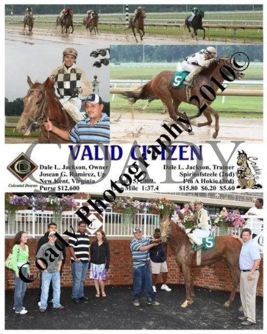 Valid Citizen - 7 5 2009 Colonial Downs