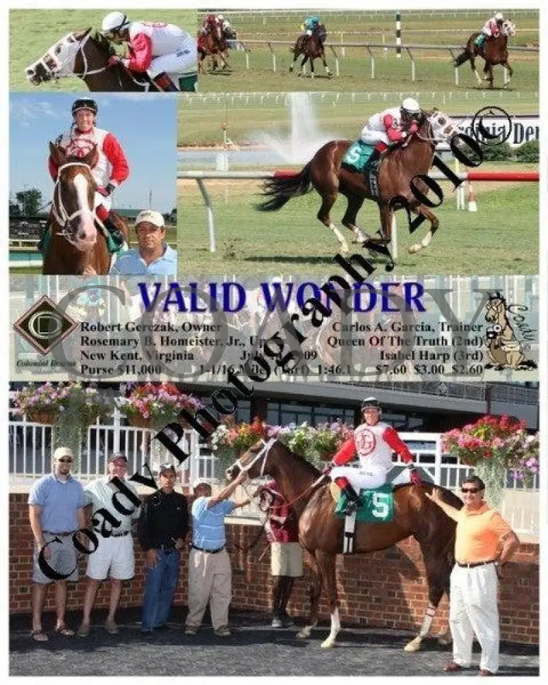 Valid Wonder - 7 14 2009 Colonial Downs