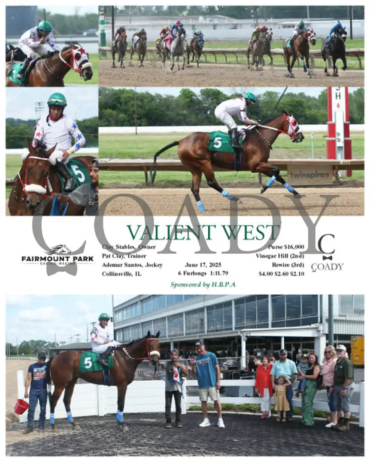 VALIENT WEST - 06-17-25 - R07 - FP Fanduel Sportsbook Horse Racing