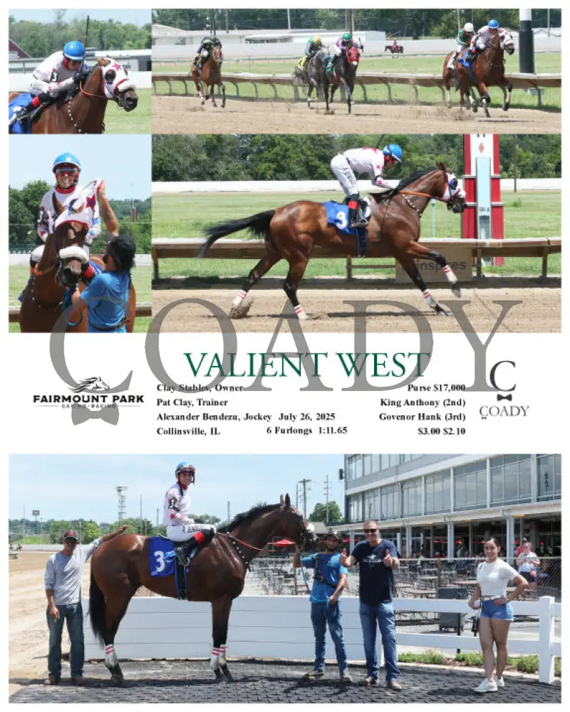 VALIENT WEST - 07-26-25 - R02 - FP Fanduel Sportsbook Horse Racing