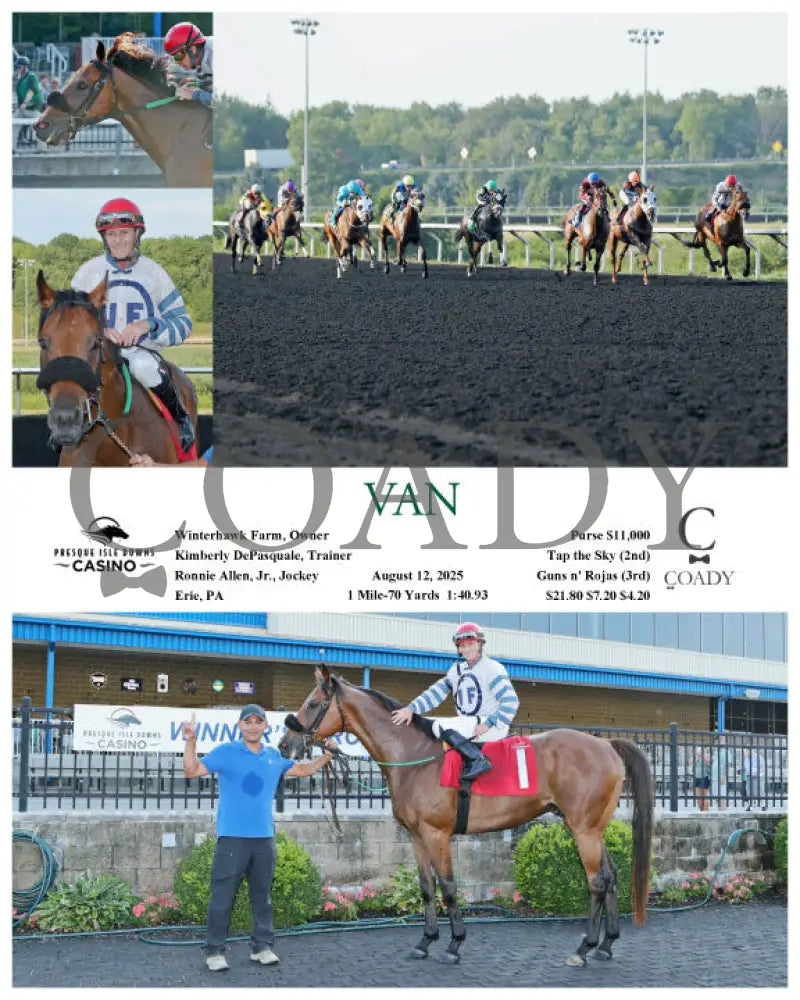 VAN - 08-12-25 - R08 - PID Presque Isle Downs