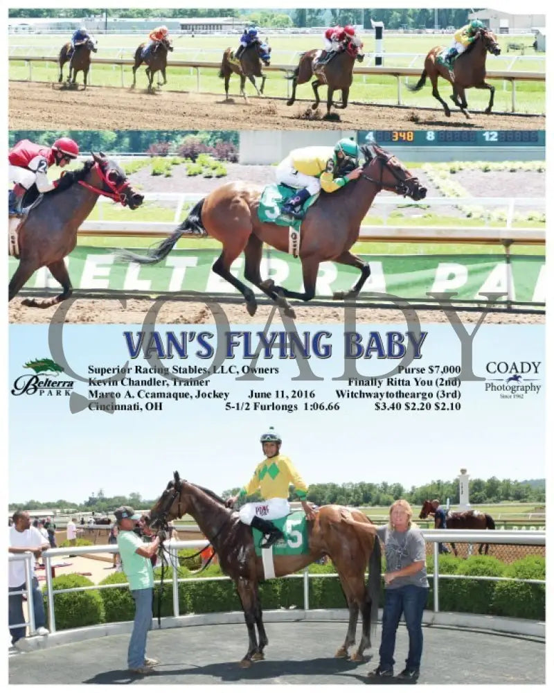 Van’s Flying Baby - 061116 Race 01 Btp Belterra Park