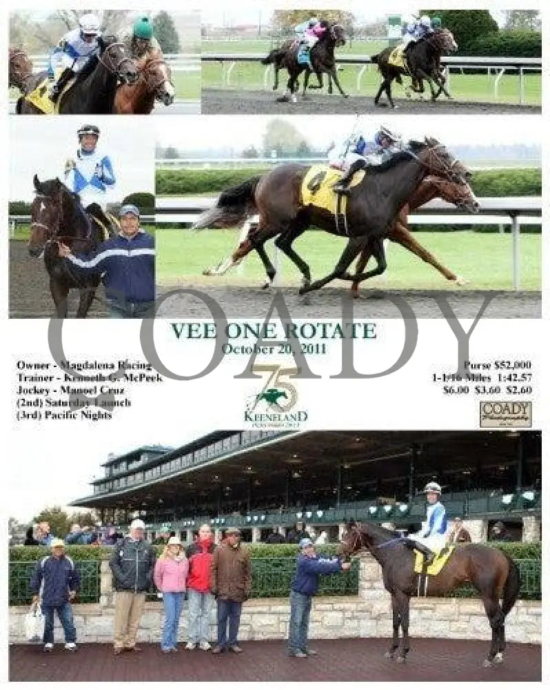 Vee One Rotate - 102011 Keeneland