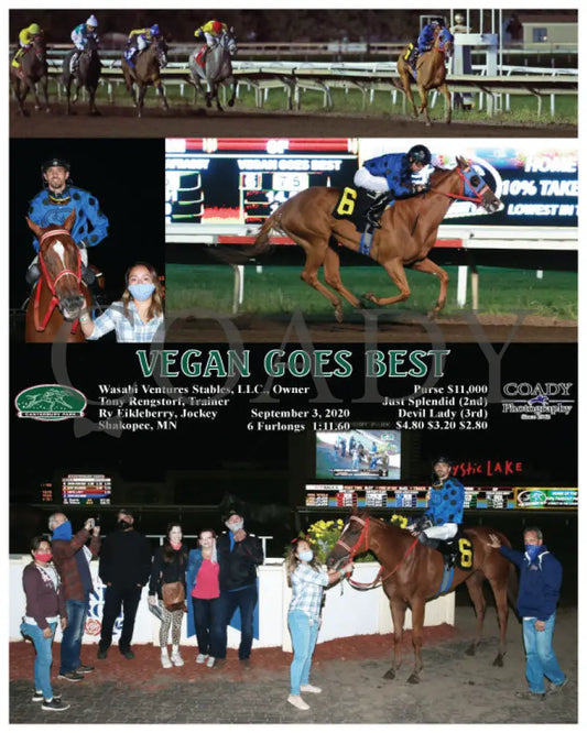 Vegan Goes Best - 09-03-20 R09 Cby Canterbury Park