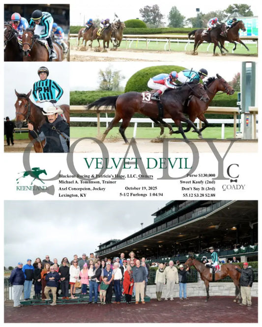 VELVET DEVIL - 101925 - Race 06 - KEE Keeneland