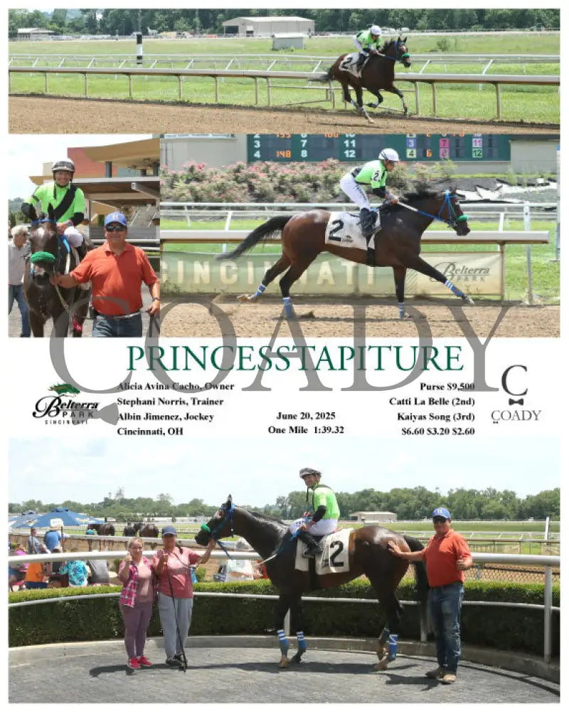 VENEZUELAN FAITH - 062025 - Race 03 - BTP (Copy) Indiana Grand
