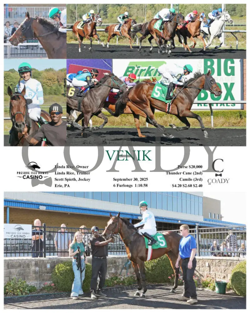 VENIK - 09-30-25 - R02 - PID Presque Isle Downs