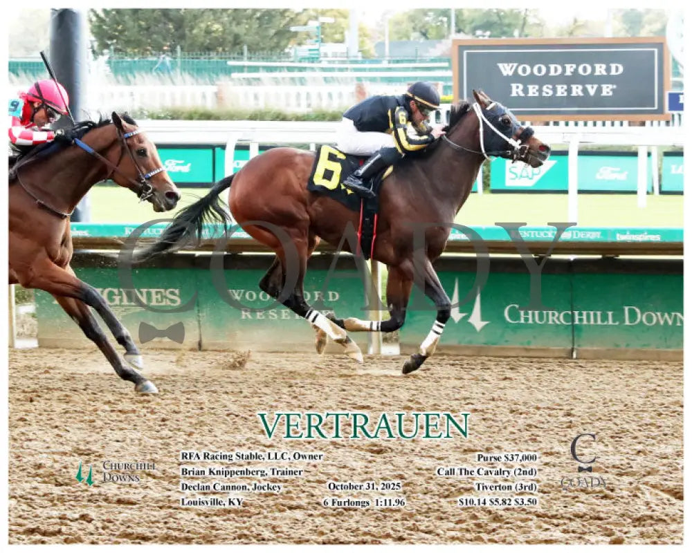 VERTRAUEN - 10-31-25 - R03 - CD - Action Churchill Downs