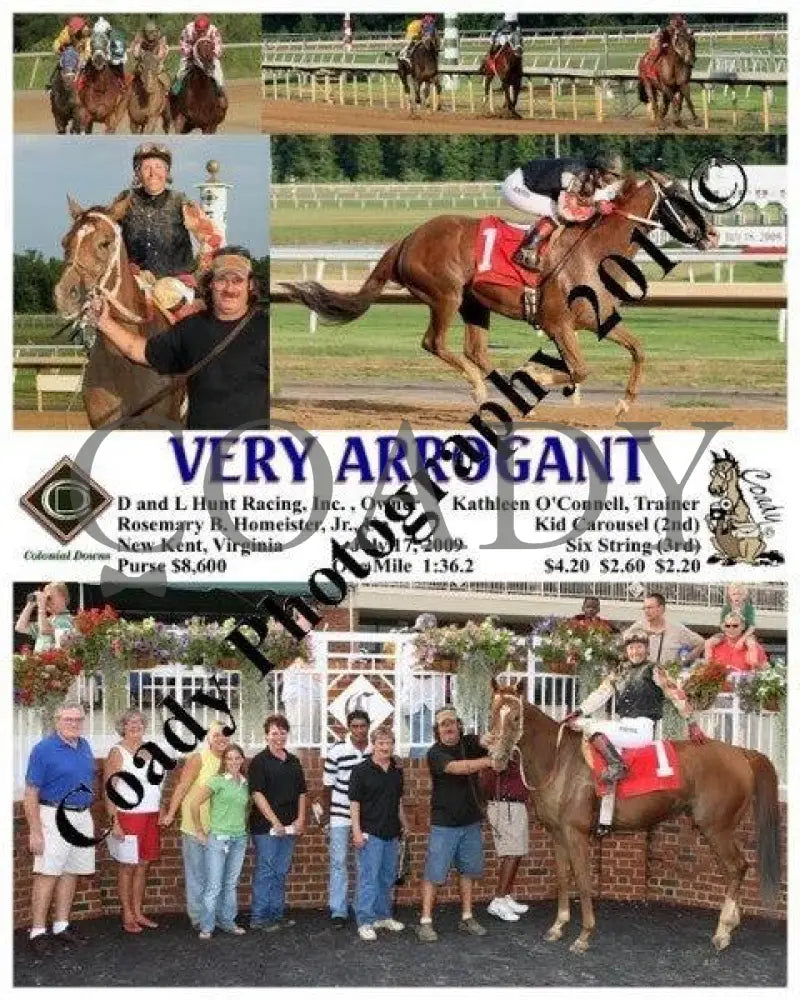 Very Arrogant - 7 17 2009 Colonial Downs