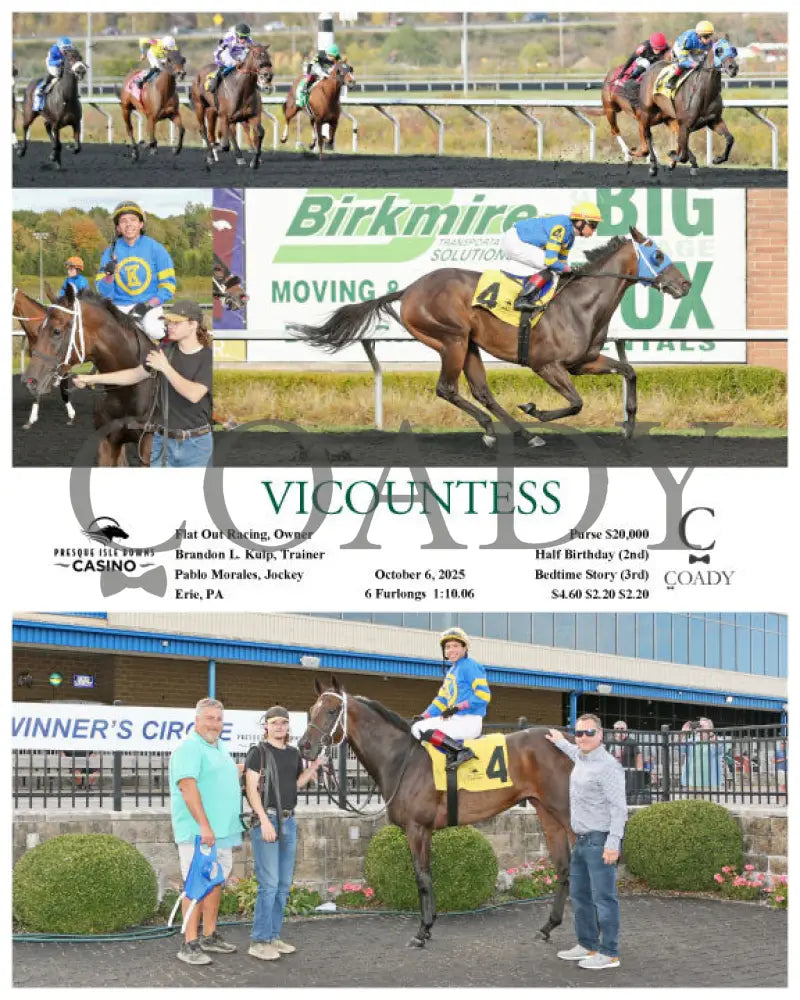 VICOUNTESS - 10-06-25 - R04 - PID Presque Isle Downs