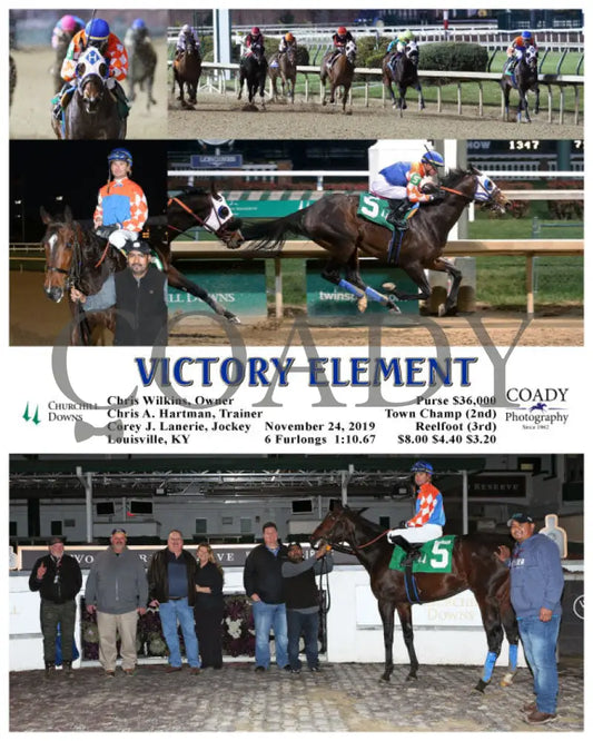 Victory Element - 11-24-19 R10 Cd Churchill Downs