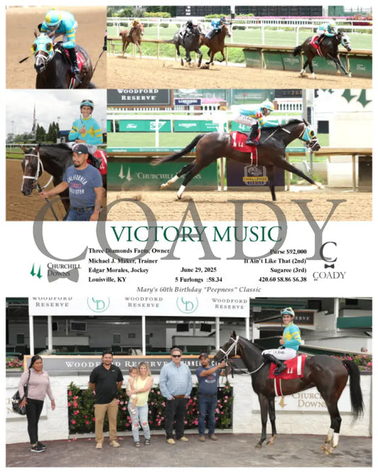VICTORY MUSIC - 062925 - Race 03 - CD Churchill Downs
