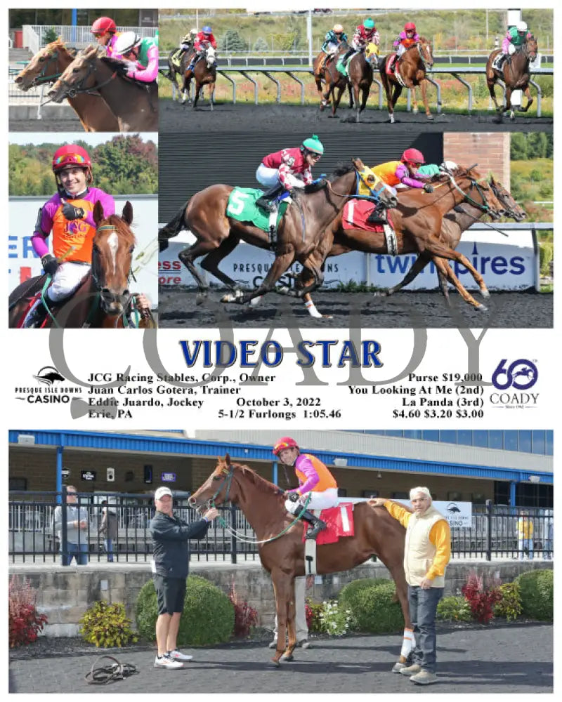 Video Star - 10-03-22 R02 Pid Presque Isle Downs