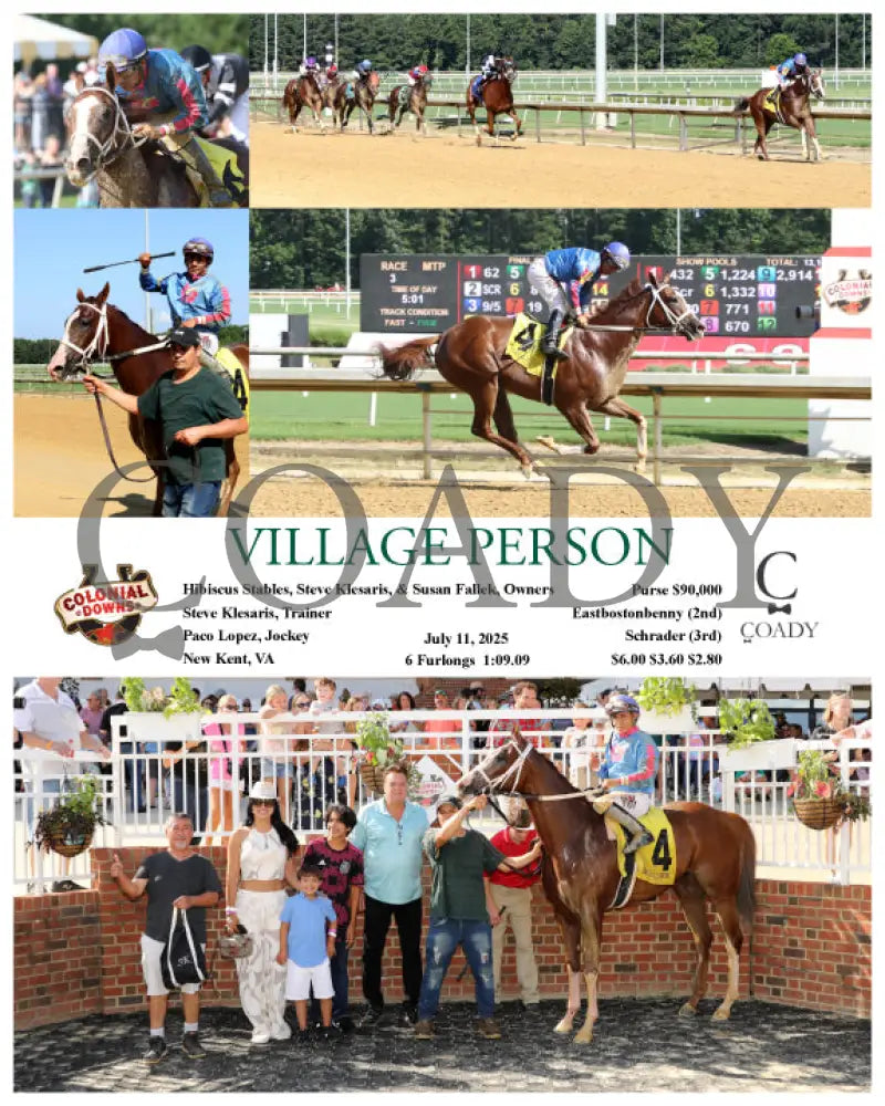 VILLAGE PERSON - The Zebra Dash - 07-11-25 - R03 - CNL Colonial Downs