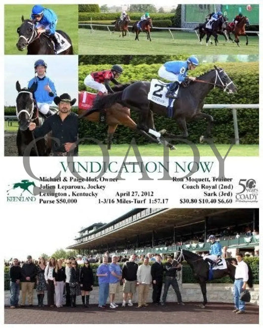 Vindication Now - 042712 Race 10 Keeneland