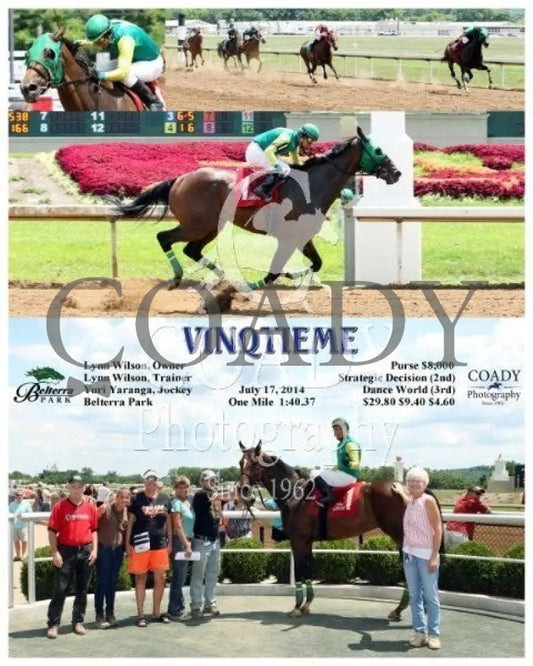 Vinqtieme - 071714 Race 03 Btp Belterra Park