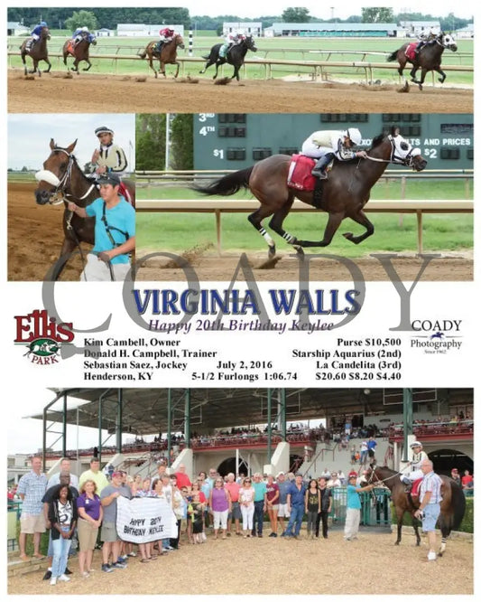 Virginia Walls - 070216 Race 04 Elp Ellis Park